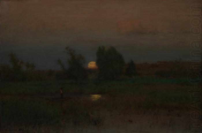 George Inness Moonrise oil painting picture